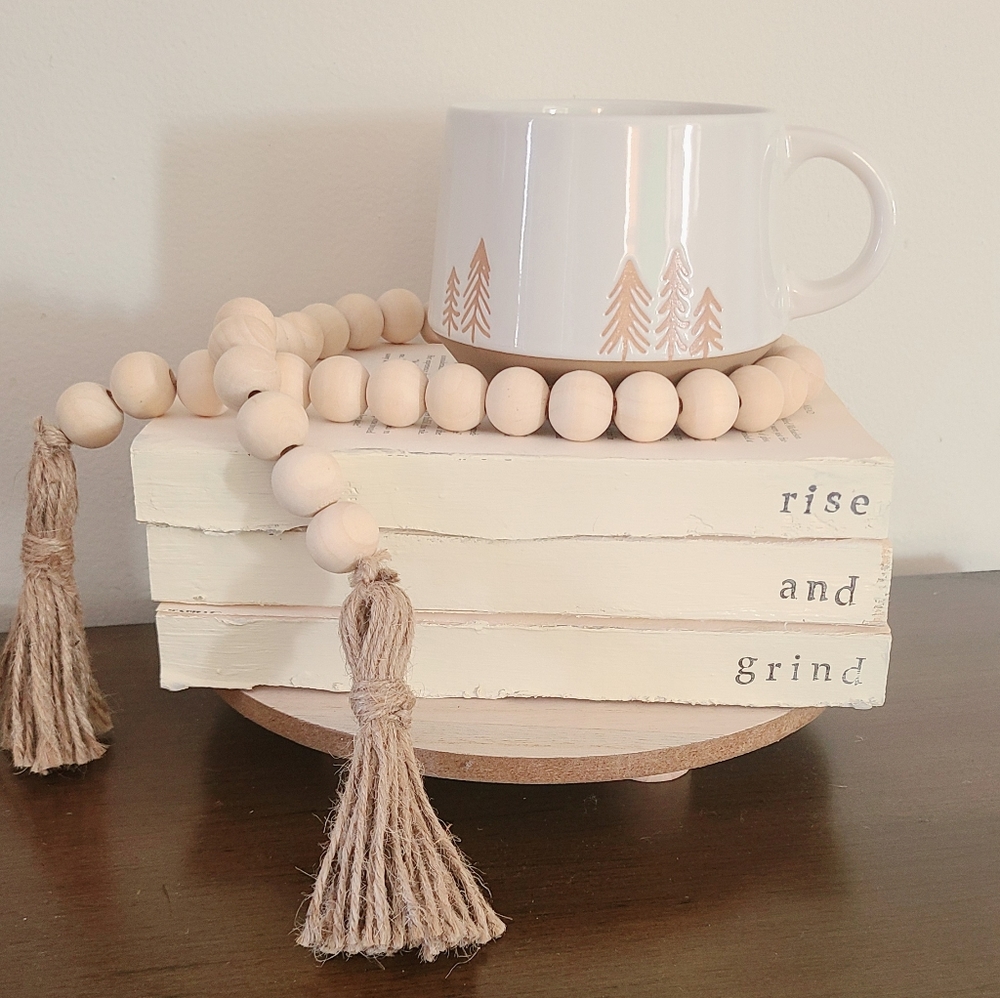 Rise & Grind Book Stack